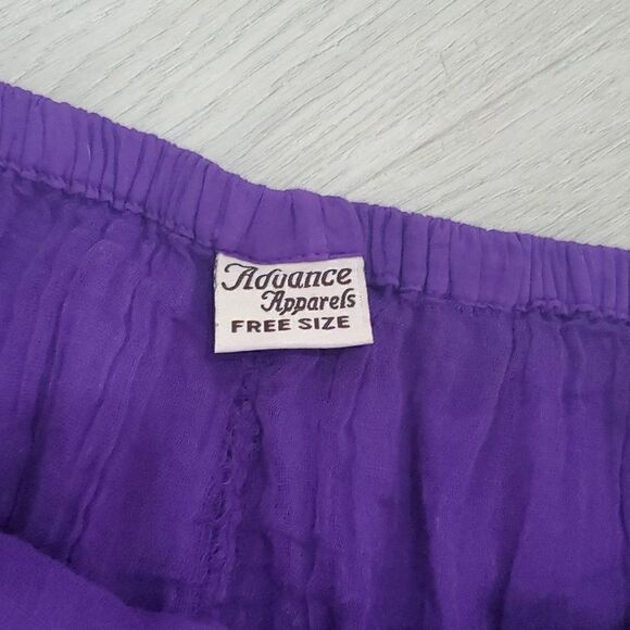 Advance Apparel Women’s Flare Leg & Lace Pants, one size - Picture 2 of 5